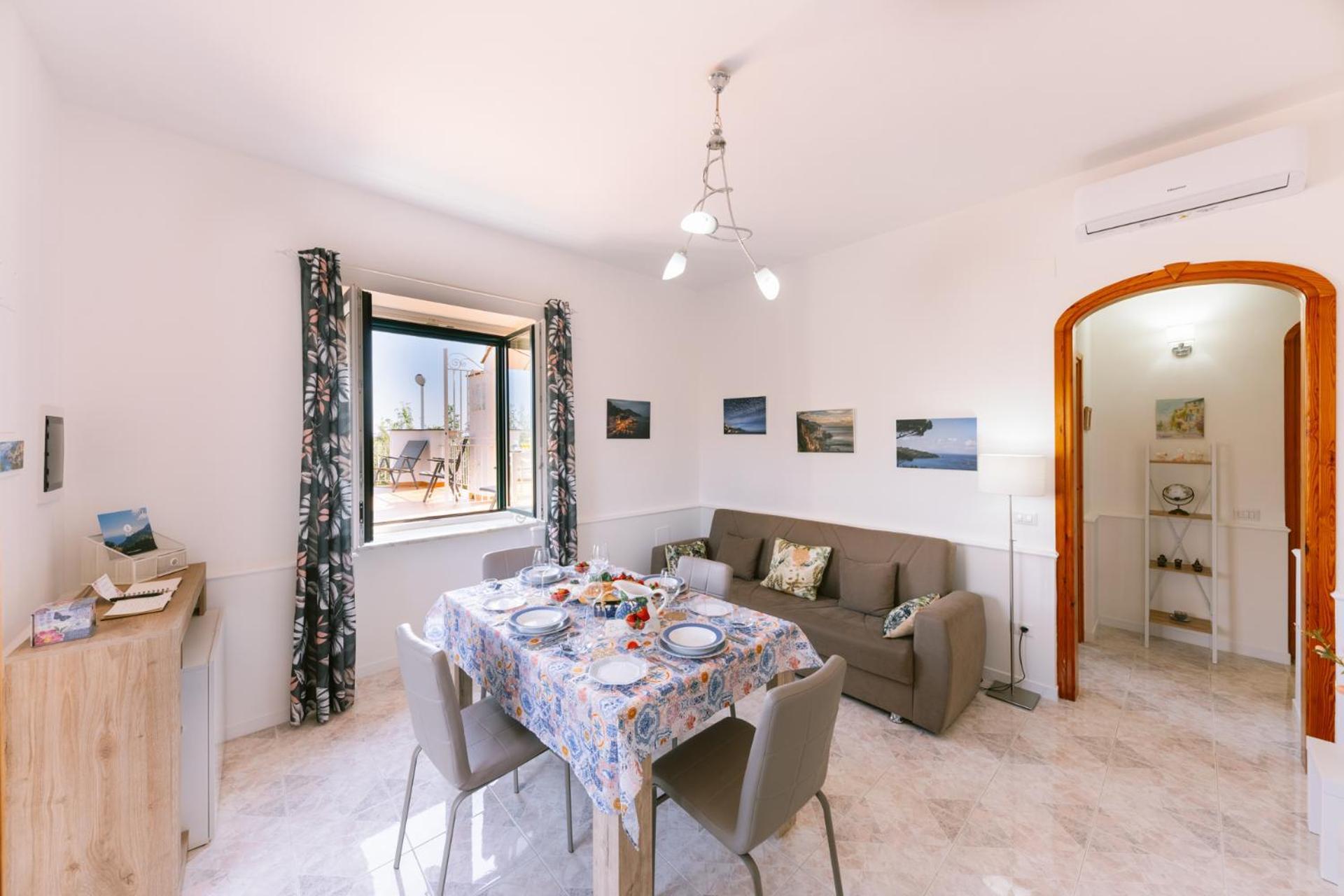 Infinity Experience Casa Vacanza Incantevole Con Terrazzo スカラ エクステリア 写真